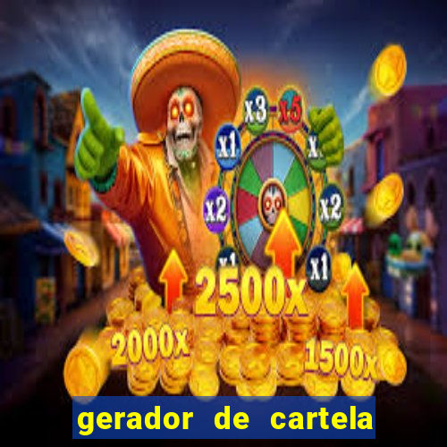 gerador de cartela de bingo